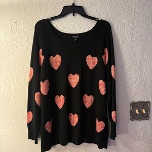 Torrid heart sweater - size 2X